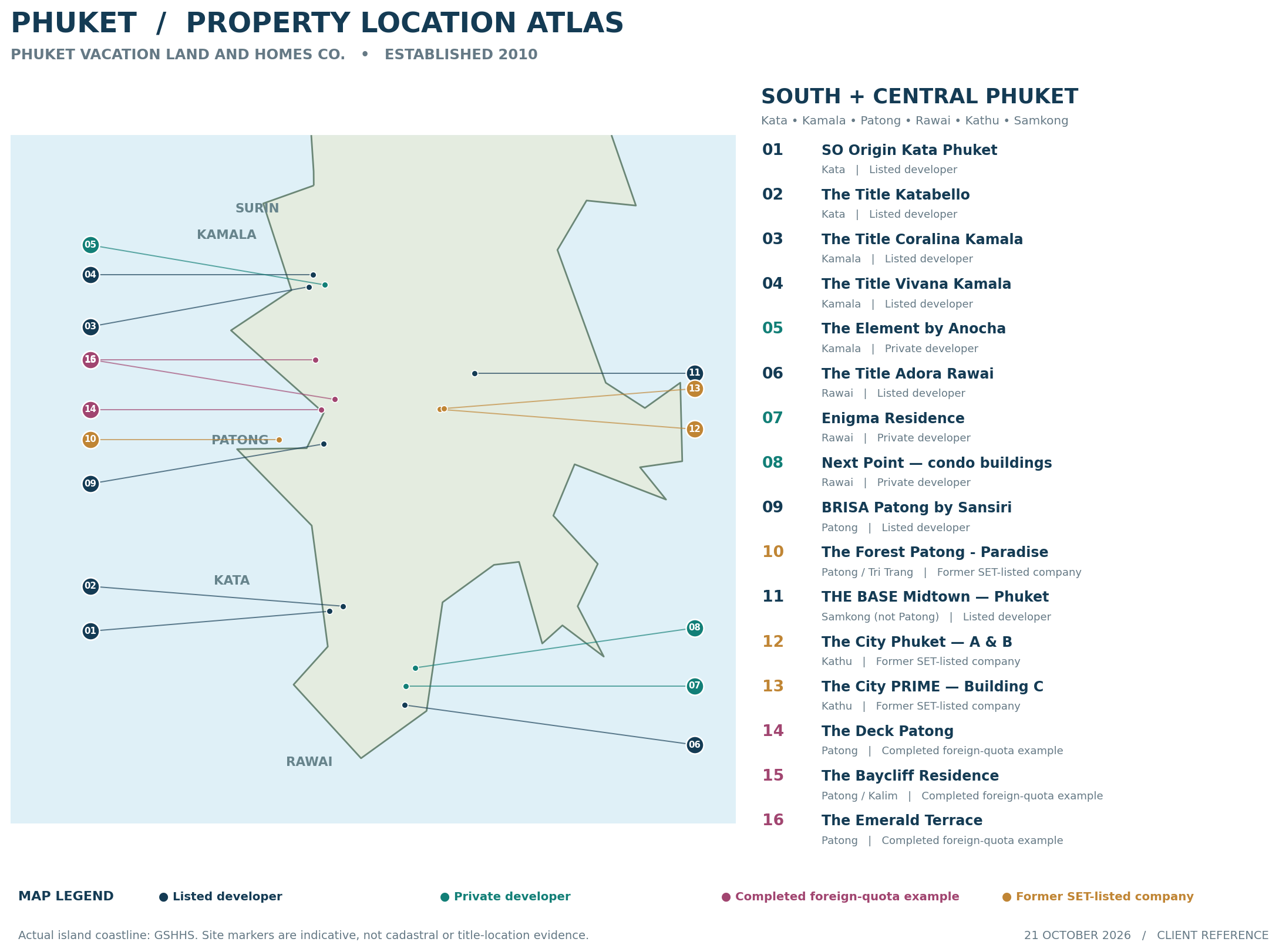 Phuket property location reference map